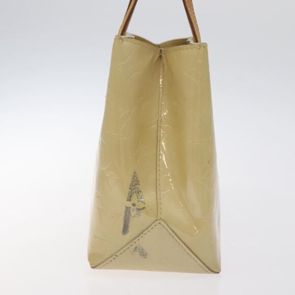 LOUIS VUITTON Monogram Vernis Reade PM Hand Bag Beige M91334 - Picture 4 of 12
